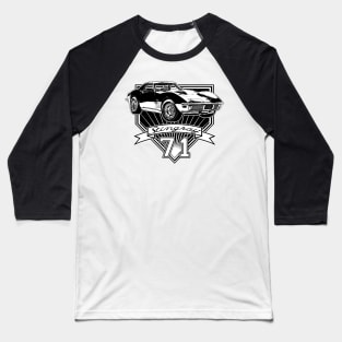 1971 Corvette Stingray Baseball T-Shirt